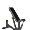 Adjustable bench with heels