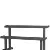 Dumbell rack 1.5m 2 floors